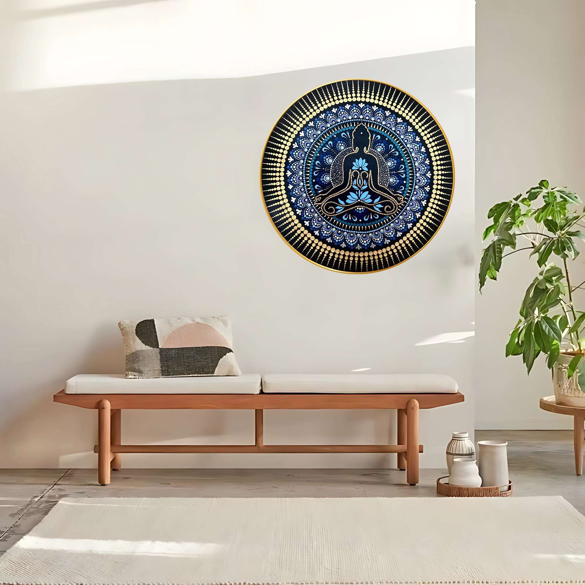 Round Wall Painting - Image 3